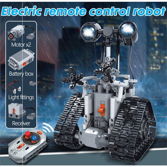 Electric Building Block Robot with Remote Control