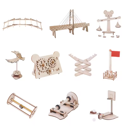 10 in 1 STEM Experiment Wooden Kits