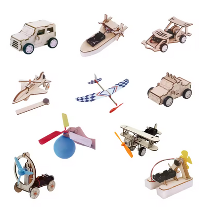 10 in 1 Wooden STEM Kit