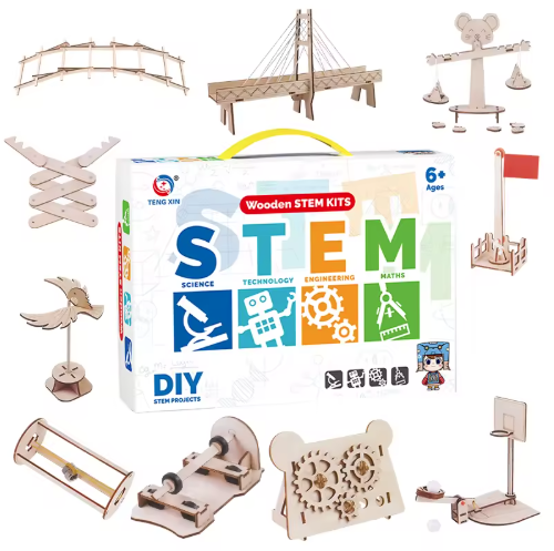Wooden STEM Builder Kit